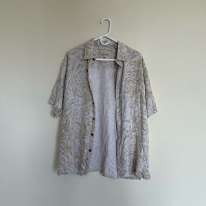 Vintage Island Republic Short Sleeve Button Down